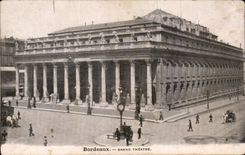 CPA Bordeaux Large theater