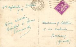 CPA Bordeaux arrows of the cathedral and the tower Pey Berland