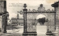CPA Nancy Place Stanislas Grilles en fer forg e par Jean Lamour 