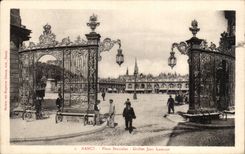 CPA Nancy Place Stanislas Grilles Jean Lamour