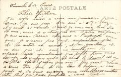 CPA Tours the place of the law courts and the avenue of Grammont dimensions Northern Is