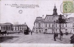 CPA Tours Entrance of the national street Law courts and new Town hall