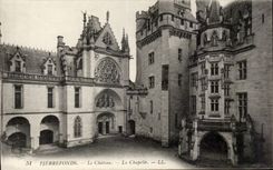 CPA Pierrefonds Le castle la camara acorazada