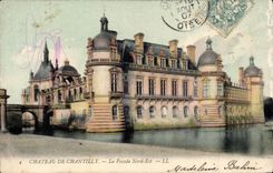 CPA Chateau de Chantilly La facade Nord Est
