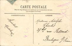 CPA Castle of Chantilly the Northern frontage Is