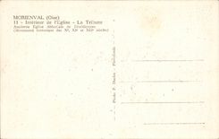 CPA Interior Morienval of the church the platform