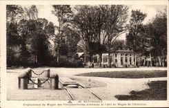 CPA Rethondes Site of the coach of plenipotentiary German and to abir it coach of the armistice