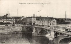 Puente existente de CPA Compiegne Le nuevo antes de septiembre de 1914