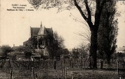 CPA Clery Seen remote Basilica of Clery the apse