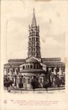 CPA Toulouse Apse of the basilica Saint Sernin last stages of the bell-tower
