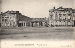 Ataque frontal del principal del castillo de CPA Compiegne