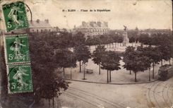 CPA Dijon Places Republic