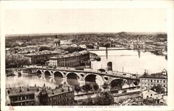 CPA Toulouse Vue generale sur la Garonne 