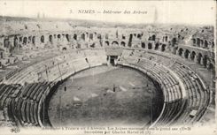 CPA Nimes interior de arena