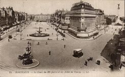 CPA Bordeaux Le course of July Thirty and the alleys of Tourny