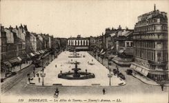 CPA Bordeaux alleys of Tourny