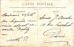 CPA Bordeaux the metallic bridge Train