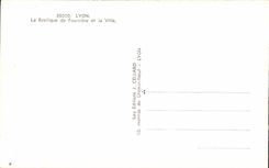 CPSM Lyon the basilica of Fourviere and the city