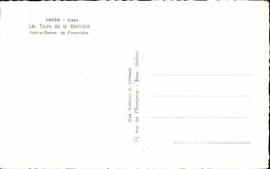 CPSM Lyon towers of the basilica of Fourviere