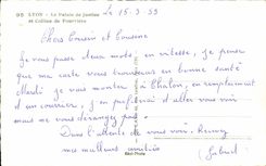 CPSM Lyon law courts and hill of Fourviere