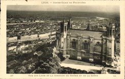 CPA Lyon Seen on Lyon and the junction of the Rhone and the Saone