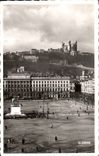 CPSM Lyon Places Bellecour and the slope of Fourviere