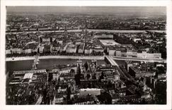 CPSM Lyon the city seen of Fourviere