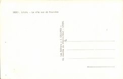 CPSM Lyon the city seen of Fourviere