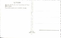 CPSM Lyon Apse of Nd of Fourviere and metal turn