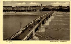 CPSM Lyon Bridge of Guillotiere