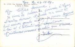 CPSM Lyon View Saint Jean Bellecour the Saone the Rhone