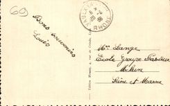 CPA Lyon bridge of Guillotiere Hotel God and slope of Fourviere