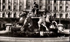 CPSM Lyon places Composts Fountain of Bartholdi