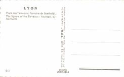 CPSM Lyon places Composts Fountain of Bartholdi