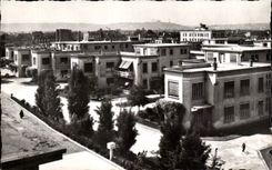 CPSM Lyon Hospital EHerriot View on the houses