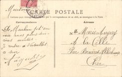 CPA Meulan Town hall and Caisse Saves