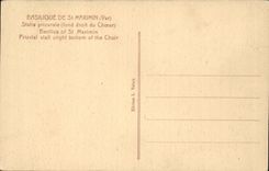 CPA Basilique de St Maximin Stalle prieurale