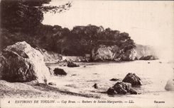 CPA Surroundings of Toulon Cape Brown Rocks of Sainte Marguerite