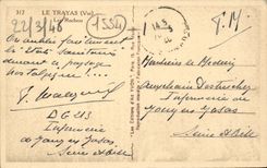 CPA Le Trayas Les rochers