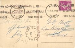 Catedral Sainte Cecile de CPA Albi el portico