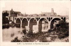 Catedral Sainte Cecile de CPA Albi el nuevo puente y la universidad