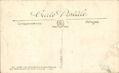 Estribillo de Sainte Cecile de la catedral de CPA Albi