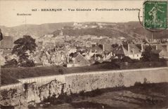 CPA Besancon View Fortifications and citadel