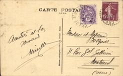 CPA Close Trawl-nets on the Notre Dame Marne of Spine arrows