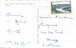 CPA Reims Panorama taken of church St Jacques