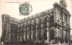 CPA Trawl-nets on the Marne the cathedral