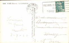 CPA Reims the cathedral