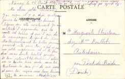 CPA Nancy Statue de Thiers