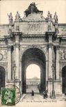 CPA Reims Arc de Triomphe dimension street Young stag