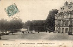 CPA Palate of Fontainebleau Pond of carps and Chinese museum